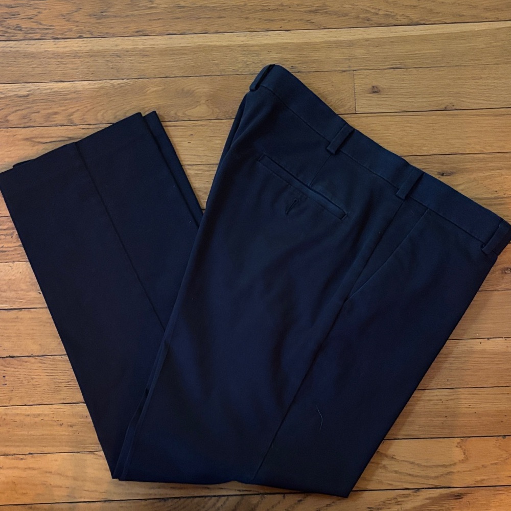 Roundtree & Yorke Men's Black Dress Pants